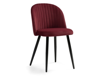 Стул на металлокаркасе Gabi 1 wine red/black (Арт.15379) Стул на металлокаркасе Gabi 1 wine red/black (Арт.15379)