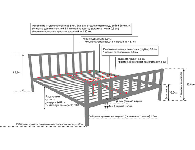 Кровать Alitte Garett