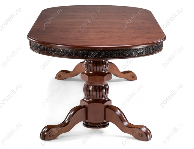 Обеденный стол Кассиль орех с коричневой патиной (Арт. 450829)