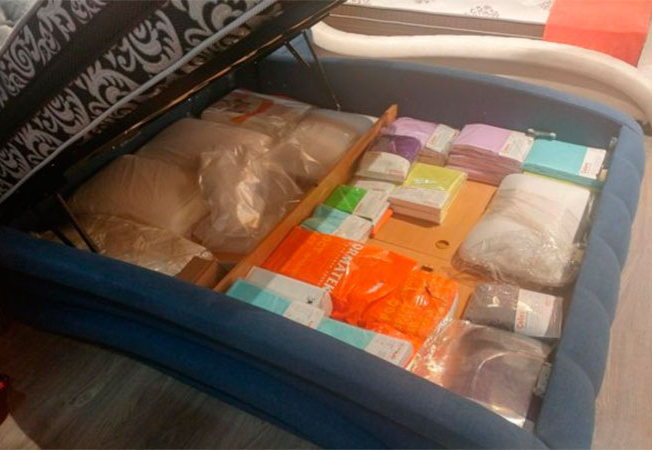 Кровать Leonardo с ПМ в ткани