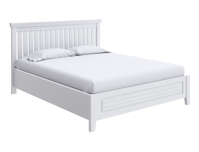 Кровать Olivia Райтон с подъемным механизмом белая эмаль