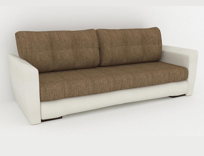 Диван Комфорт-Евро Компакт Idea Cometa white / Саванна хазел