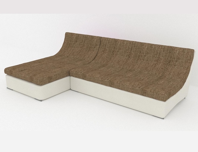 Диван угловой Релакс Idea Cometa white / Саванна хазел