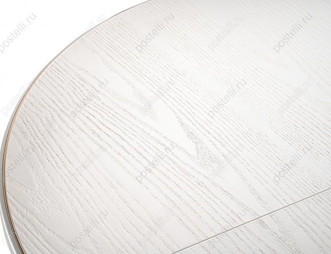 Стол Брейзер молочный/золото (Арт 483906)